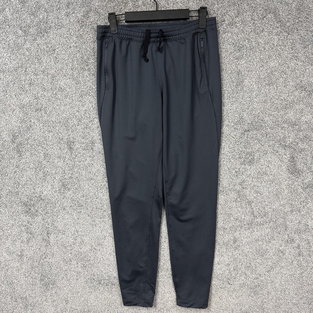 Brooks Spartan Pants Mens Small Gray Running Ankle Zip Athletic Sporty Layering